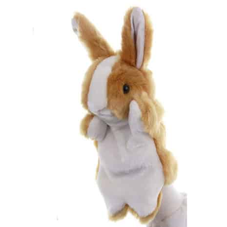 Brown Rabbit Hand Puppets - large