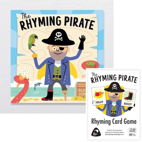 The Rhyming Pirate Book and Card Game Bundle