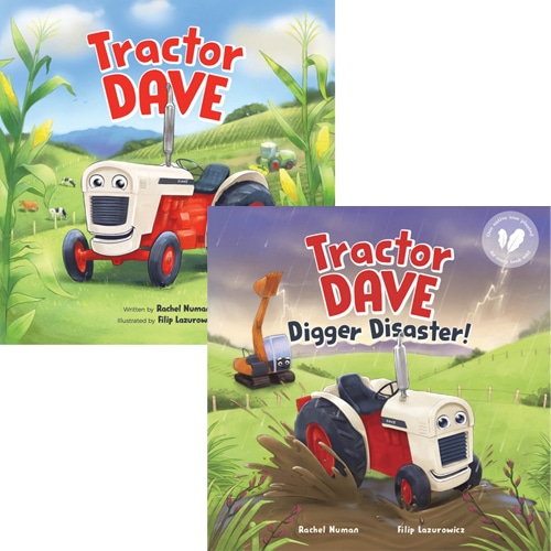 tractor dave two book combo