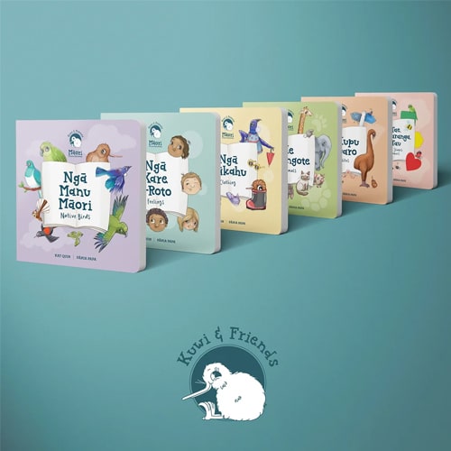 Kuwi & Friends - 6 Pukapuka Board Book Bundle
