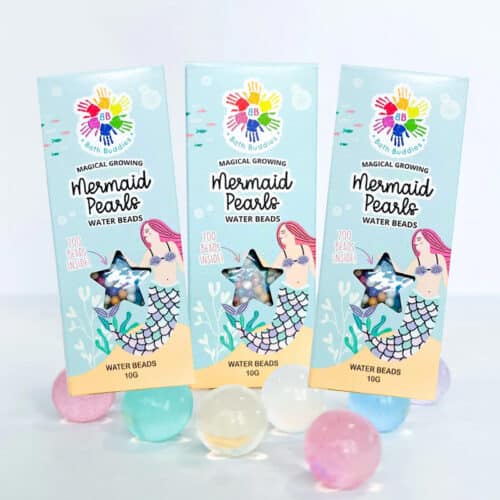 Bath Buddies Mermaid Pearls Sensory Water Beads 3 Pack