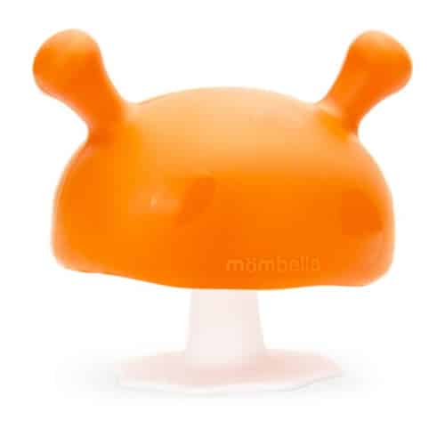 Mombella Silicone MushroomTeethers Orange
