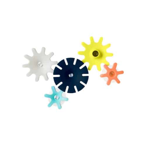 Boon Water Cogs Bath Toy - Navy Yellow