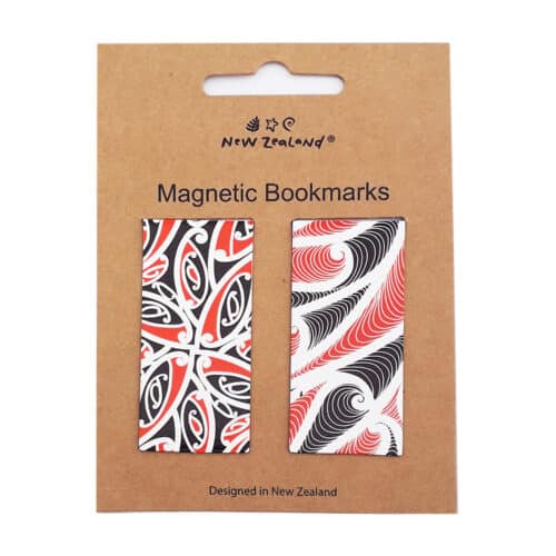 Māori Koru and Kotahitanga magnetic bookmarks 2pk