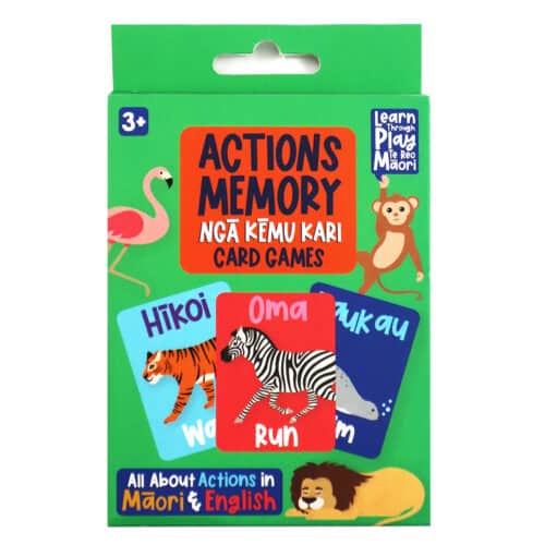 Te Reo Māori Memory Card Game - Actions
