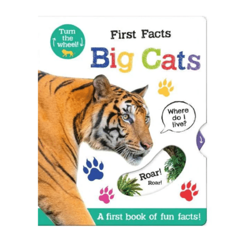 Turn The Wheel First Facts Big Cats Board Book